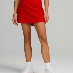 Lululemon Pace Rival Tall Skirt | Size 8 - Dark Red